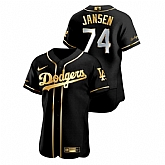 Dodgers 74 Kenley Jansen Black Gold 2020 Nike Flexbase Jersey Dzhi,baseball caps,new era cap wholesale,wholesale hats